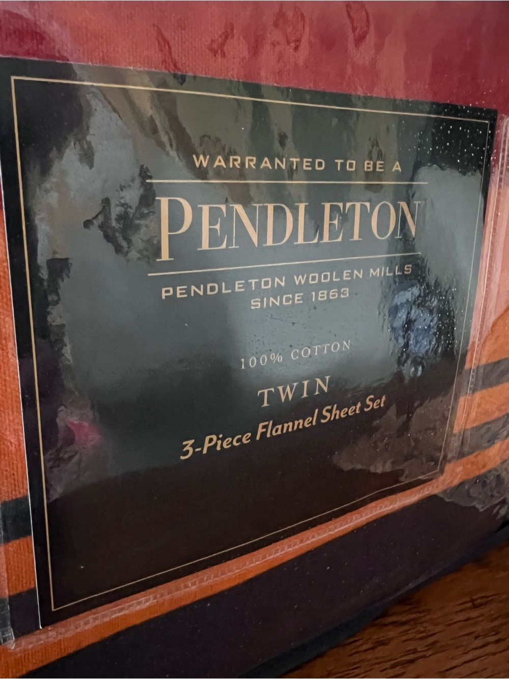 Pendleton Grand Canyon Flannel Sheet Set TWIN NWT - Picture 4 of 5